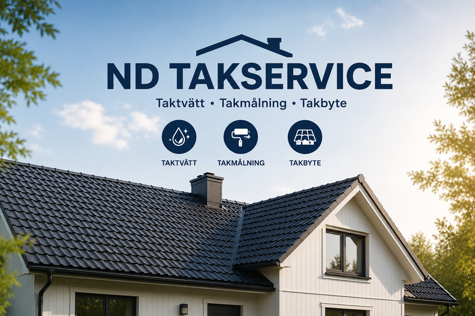 Kontakt ND Takservice - Takservice i Jönköping, Göteborg och Halmstad